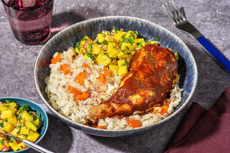 Cuisse de poulet Label Rouge & sauce jamaïcaine