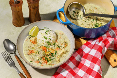 Blanquette de poulet Label Rouge & riz pilaf