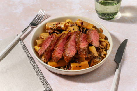 Tagliata de bœuf & fusilli complets