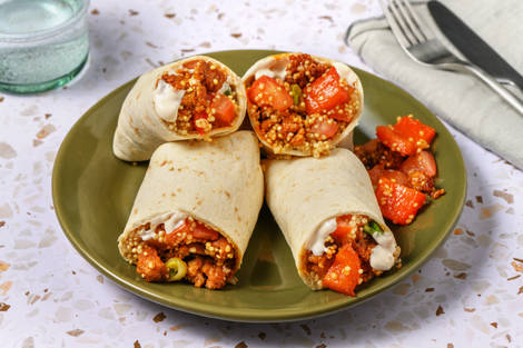 Beef and Quinoa Wrap