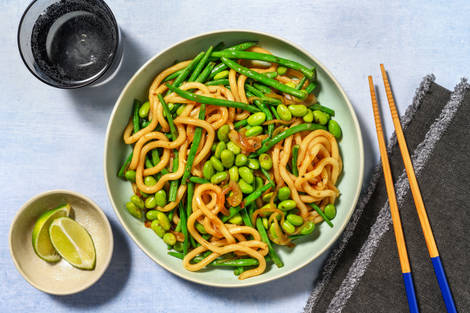 Hoisin Edamame and Irish Chicken Noodles