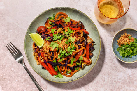 Vibrant Veggie Noodles with Tofu