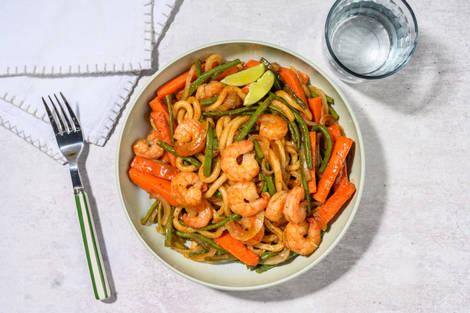 Hoisin Prawn Noodles with Tofu