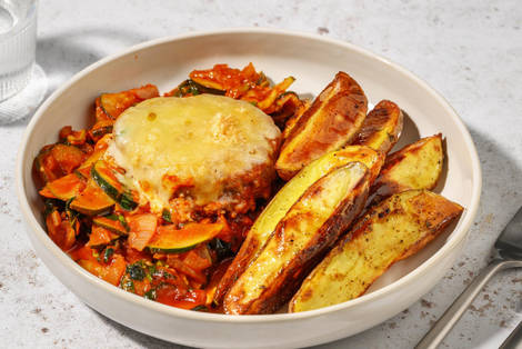 Burger de poulet au fromage à l'italienne