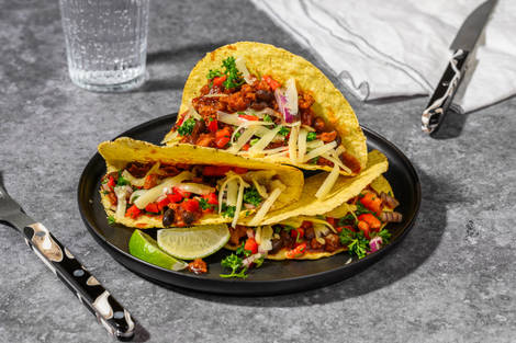 Cheesy taco's met kipgehakt