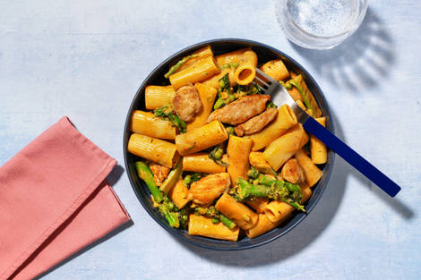 Spicy Cajun Chicken, Tomato & Super Greens Rigatoni