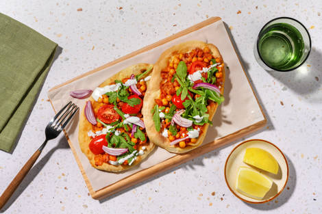 Nohut Dürüm: Turkish Inspired Halloumi and Spiced Chickpea Wraps