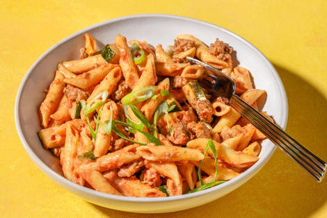 Texmex-inspirert kjøttdeigpasta