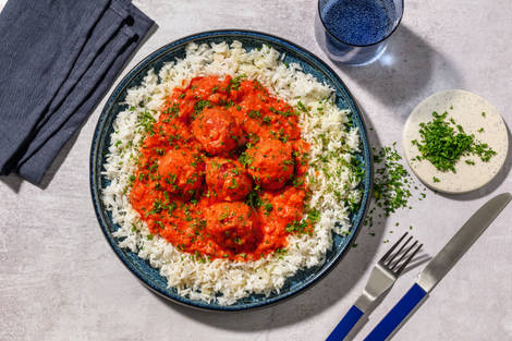 Albóndigas caseras de merluza en salsa de tomate