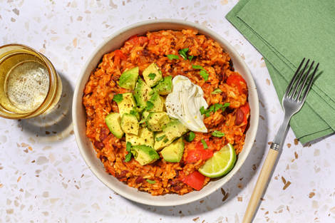 Chilli non Carne Rice Jumble