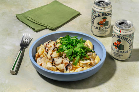 Super Quick Spinach and Ricotta Tortelloni