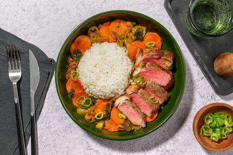 Bowl di manzo scottato stile 'Pepper Lunch'