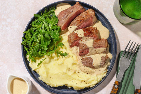 Scamone in salsa di panna e senape stile South Carolina