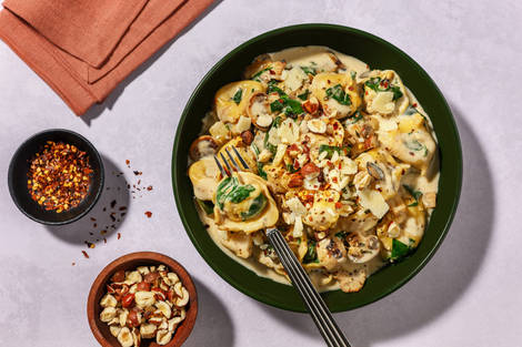 Spenat- och ricottafylld tortelloni