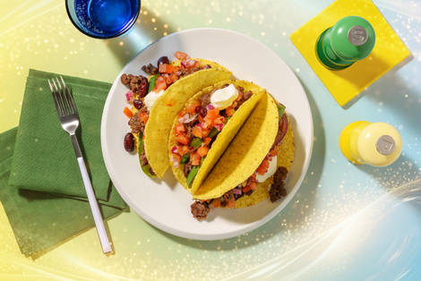 Mariachi taco's geïnspireerd op Miguel