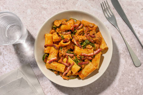 Peri Peri and Creme Fraiche Beef & Bacon Pasta