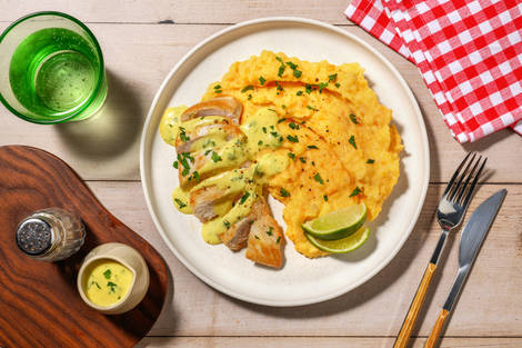 Poulet & sauce curry-citron façon bistrot