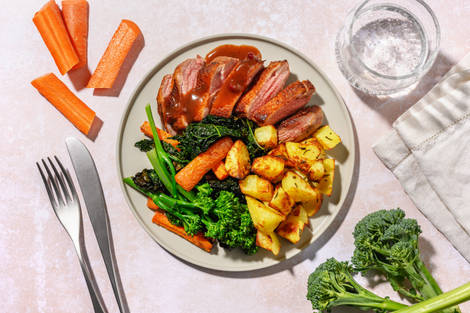 Roasted Duck Breast and Redcurrant Jus