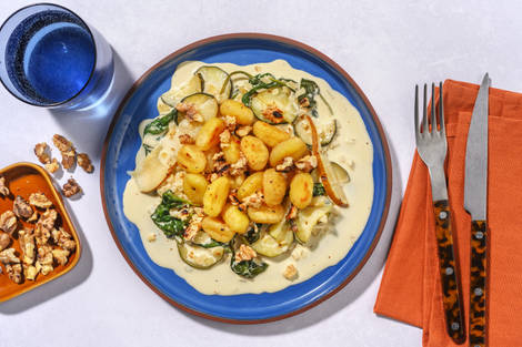 Gnocchi met romige blauwekaassaus