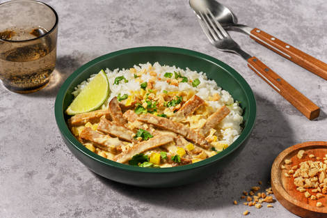 Le Végé : curry vert thaï aux émincés façon bœuf