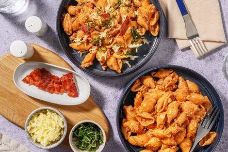 Soirée pâtes en famille : conchiglie crémeuses au bœuf haché