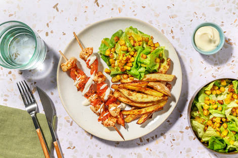 Mexican-style Chicken Skewers with Paneer