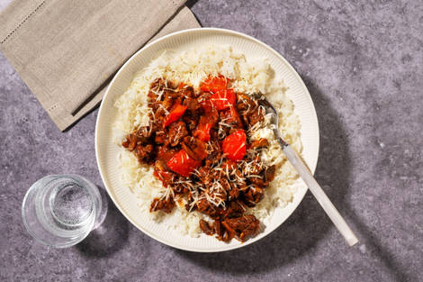 Cheesy Beef Mince Ragu