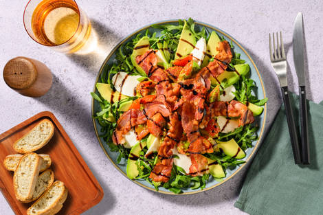 Caprese Salad with Bacon