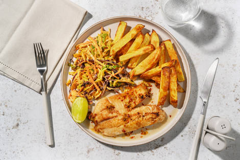 Pan-Fried Basa and Homemade Zesty Chilli Oil