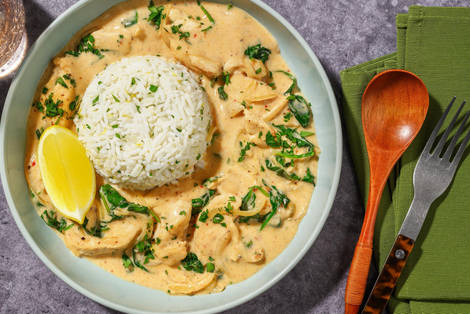 Pikanter Harissa-Eintopf mit Hähnchen