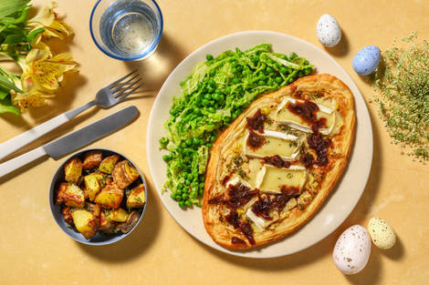 Thyme, Leek and Camembert Galettes