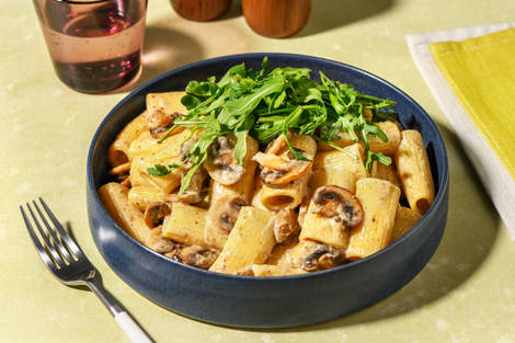Umami Miso Mushroom Rigatoni