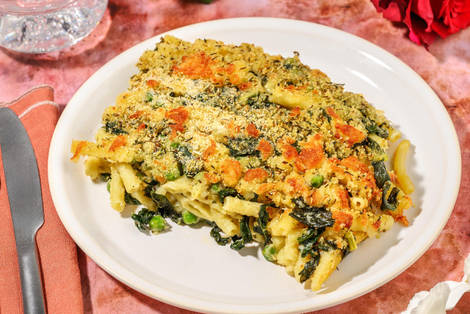 Pesto Mac and Cheese Be Mine