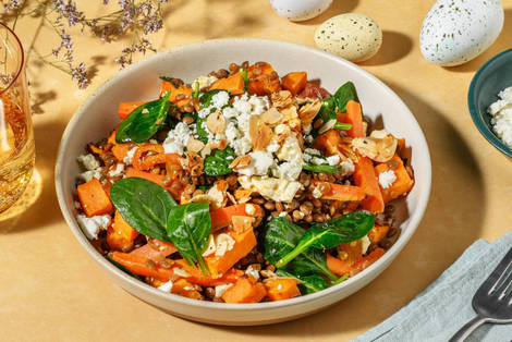 Moroccan Inspired Lentil Salad