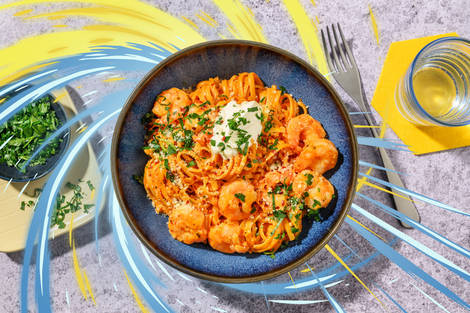 Snowcapped Prawn Linguine Inspired by Snover