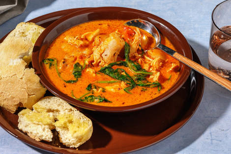 One Pot Tuscan Inspired Pulled Chicken Stew