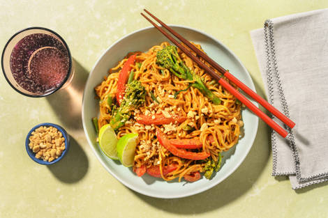 Veggie Peanut Noodle Stir-Fry