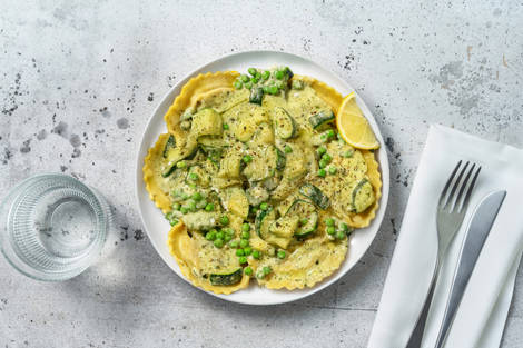 Creamy Parma Ham & Parmigiano Filled Pasta