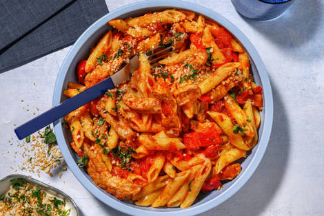 Pasta al Pomodoro mit Bio-Schweinefilet