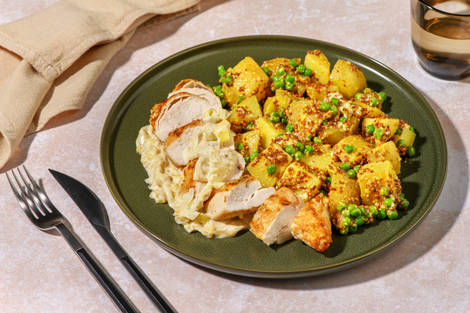 Midweek Rosemary Roasted Chicken and Leek Sauce