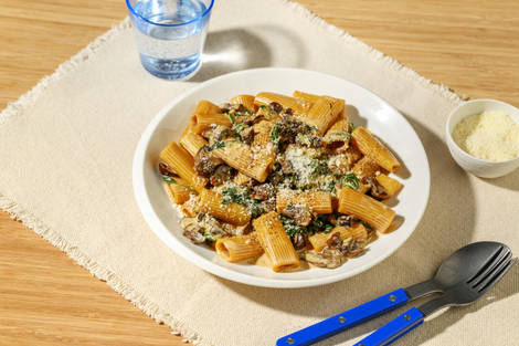 Umami Miso Mushroom Rigatoni