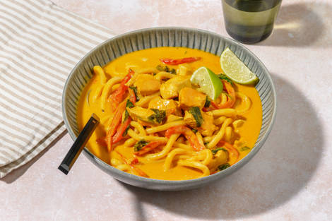 One Pot Ginger and Lime Chicken Noodle Soup