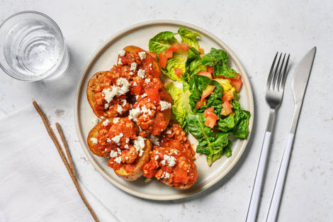 Greek Inspired Lamb Ragu Jacket Potato