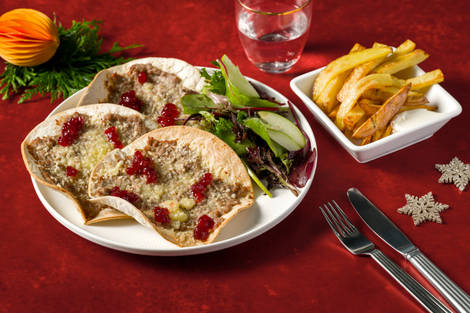 Cheesy Sausage Stuffing Smashed Tacos and Chips