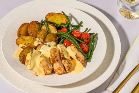 Filet de poulet en sauce hollandaise