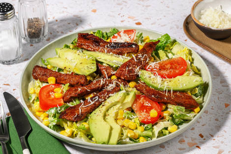 American Bowl mit Bio Beef Steak & Avocado