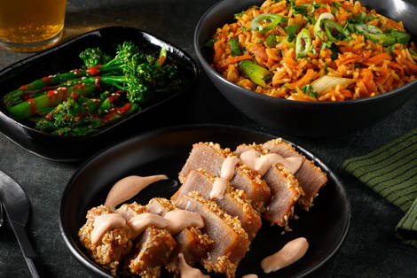 Tonijnsteak met sesamkorst