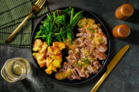 21 Day Aged Sirloin and Truffle Smashed Potatoes