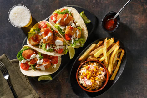 Mexican Inspired Baja Style Fish Tacos