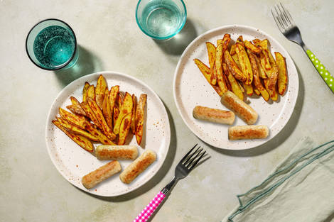 Kids' Sausages and Chips